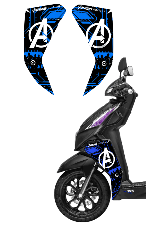 Ntorq Side Panel Sticker Compatible with Blue Ntorq